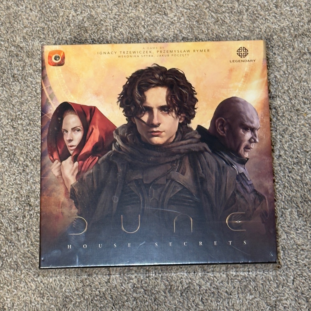 Dune House Secrets Board Game Legendary Portal Games Sealed Strategy 1-4 Player